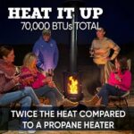 Even Embers Pellet-Fueled Patio Heater, 100 sq. ft., 70,000 BTU - Image 3
