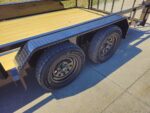 6’4″ x 16 Utility Trailer Double Axle Dovetail With Gate Powder Coated (2) 3500lb Axles - Image 14