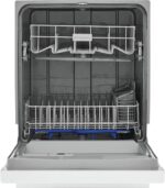 Frigidaire FDPC4221AW 24″ Built-In Dishwasher, Front Control, White - Image 7