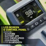 80V Max HP Lithium 54″ Brushless Electric Zero Turn Lawn Mower - Image 15