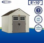 Suncast Tremont 8×10 BMS8100 Outdoor Resin Storage Shed - Image 2