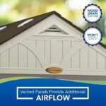 Suncast Tremont 8×10 BMS8100 Outdoor Resin Storage Shed - Image 5