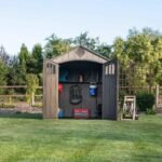 Lifetime 8 Ft x 7.5 Ft Outdoor Storage Shed - Image 5