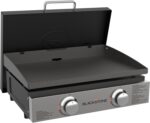 Blackstone 22″ Portable Tabletop Griddle – Dual Burner Flat Top Grill, 24,000 BTU Propane with Stainless Steel Faceplate & Rear Grease System - Image 7