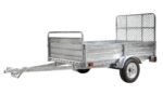 DK2 5-ft x 7-ft Steel Utility Trailer with Ramp Gate ( 1639-lb Capacity ) 2491713