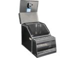 Buyers Products 28-in x 24-in x 18-in Smooth Aluminum Step Box Truck Tool Box 1705281 - Image 2