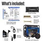 Westinghouse WGen9500c Remote Electric Start 9500-Watt Single Fuel (Gasoline) Portable Generator WGEN9500C - Image 4