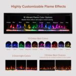 Modern Ember Highmark 60-Inch Smart Linear Electric Fireplace, WiFi & 10-Color Flames - Image 52