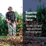 Husqvarna 150BT Gas Backpack Leaf Blower 51cc, 765 CFM, 270 MPH - Image 4