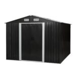 8′ x 10′ Tool Storage Shed Charcoal Black - Image 2