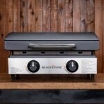 Blackstone 22″ Portable Tabletop Griddle – Dual Burner Flat Top Grill, 24,000 BTU Propane with Stainless Steel Faceplate & Rear Grease System - Image 17