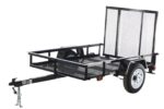 Carry-On Trailer 4-ft x 7-ft Steel Mesh Utility Trailer
