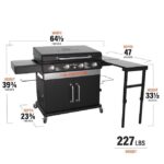 Blackstone 36-in Culinary Cabinet Griddle with Side Table: Versatile Outdoor Cooking in Stainless Steel - Image 10