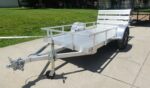 5′ x 10′ Aluminum Utility Trailer with Gate and Mag Wheels – 3500 lb Axle - Image 2