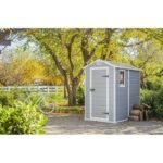 Keter Manor 4 ft. W x 6 ft. D Vertical Resin Outdoor Storage Shed Ideal For Patio - Image 16
