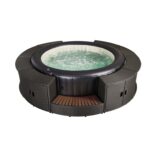 Mspa, Carlton, Muse Series, Self-Inflatable Hot Tub & Spa, Hydromessage Jets & Air Bubble System, Round – 4 Persons - Image 12
