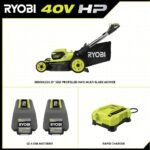 RYOBI 40v Hp brushless 21″ self-propelled AWD dual-blade mower kit - Image 3