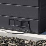 Suncast Modernist® 8 ft. x 7 ft. Dual Barn Door Storage Shed - Image 11