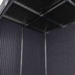 Suncast Modernist® 8 ft. x 7 ft. Dual Barn Door Storage Shed - Image 9