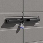 Suncast Modernist® 8 ft. x 7 ft. Dual Barn Door Storage Shed - Image 6