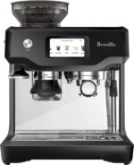 Breville – the Barista Touch Espresso Machine with 15 bars of pressure, Milk Frother and intergrated grinder – Black Truffle