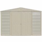 DuraMax 10.5ft x 2.75ft SidePro Vinyl Shed with Foundation Kit - Image 5