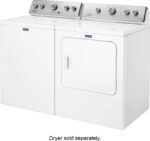 Maytag 3.8 Cu. Ft. High Efficiency Top Load Washer with PowerWash Agitator – White - Image 8
