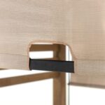 SummerCove 11 ft. x 10 ft. Tan Cedar Frame Wood Pergola with Adjustable Canopy - Image 6