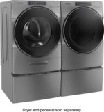 Whirlpool – 4.5 Cu. Ft. High Efficiency Stackable Front Load Washer with Steam and Load & Go XL Dispenser – Chrome shadow - Image 4