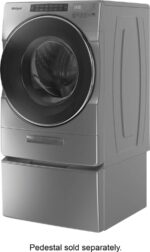 Whirlpool – 4.5 Cu. Ft. High Efficiency Stackable Front Load Washer with Steam and Load & Go XL Dispenser – Chrome shadow - Image 12