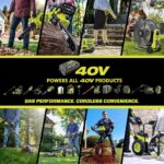 RYOBI 80V HP Brushless 42 in. Battery Electric Cordless Zero Turn Riding Mower Batteries and Charger 80V Batteries 40V - Image 2