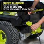 RYOBI 80V HP Brushless 42 in. Battery Electric Cordless Zero Turn Riding Mower Batteries and Charger 80V Batteries 40V - Image 3